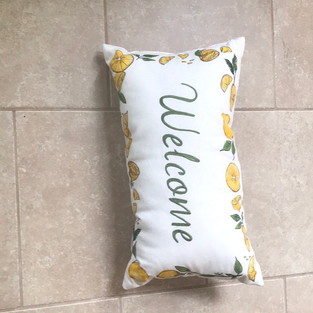 Throw pillow for couch.